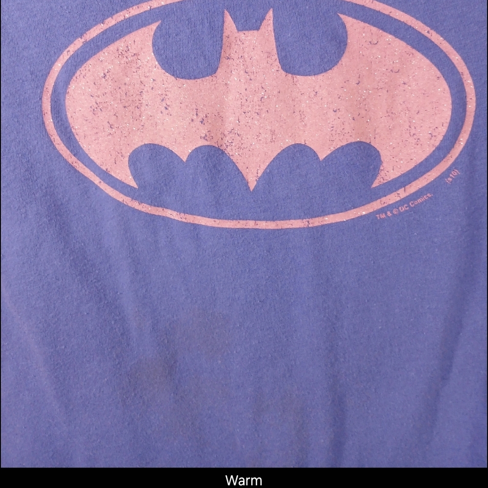 GAP Kids Long Sleeve Batman Shirt - Purple and Pink - Picture 3 of 5